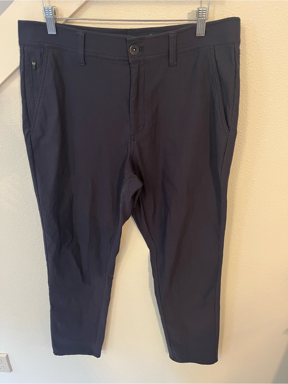 Weatherproof Vintage Men's Dark Navy Stretch Chinos